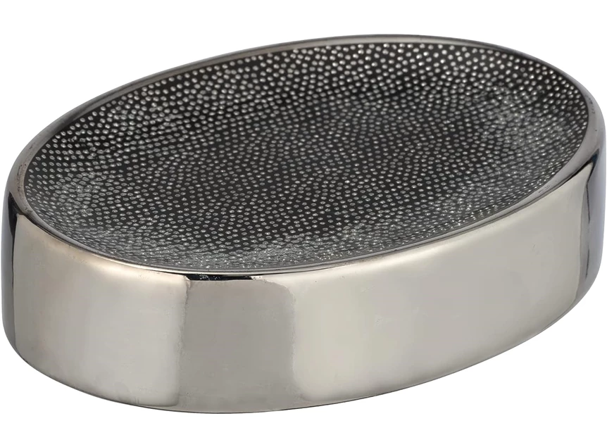 Zeepbakje Nuria- zilver/antraciet- 24178100