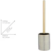 Toiletborstel Nuria- goud/wit- afmetingen