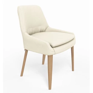 Stoel Saga bestelbaar in stof en leder