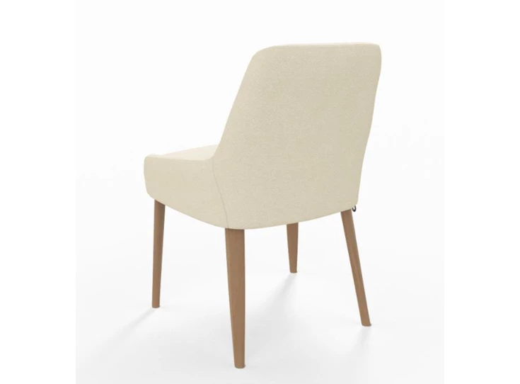 Saga Stoel met keuze uit houten of metalen poten