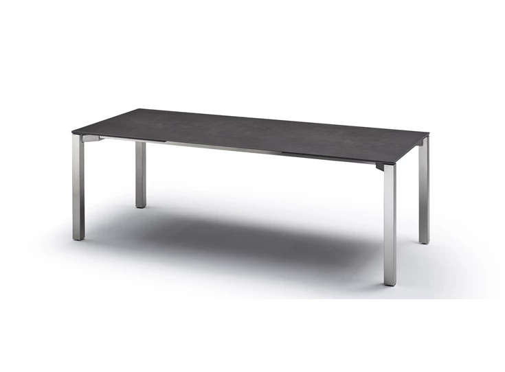 Verlengbare tafel Spezia keramiek RVS poot Zumsteg by Willisau