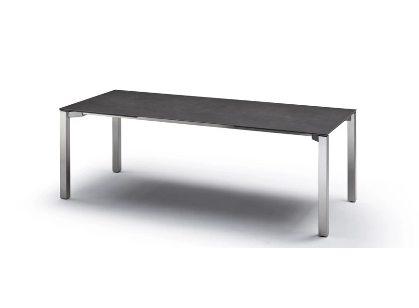 Verlengbare tafel Spezia keramiek RVS poot Zumsteg by Willisau