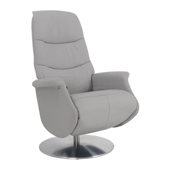 tommy anti-stress relaxzetel leder rug pvc metalen draaipoot dez de eiken zetel budget