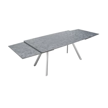 Verlengbare tafel Romana bootvorm keramiek Zumsteg by Willisau