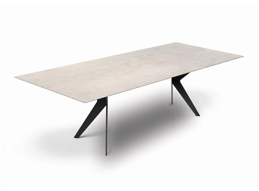 Rechthoekige tafel Lana keramiek Zumsteg by Willisau