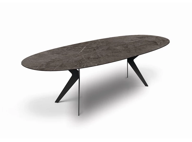 Ovale tafel Lana keramiek Zumsteg by Willisau