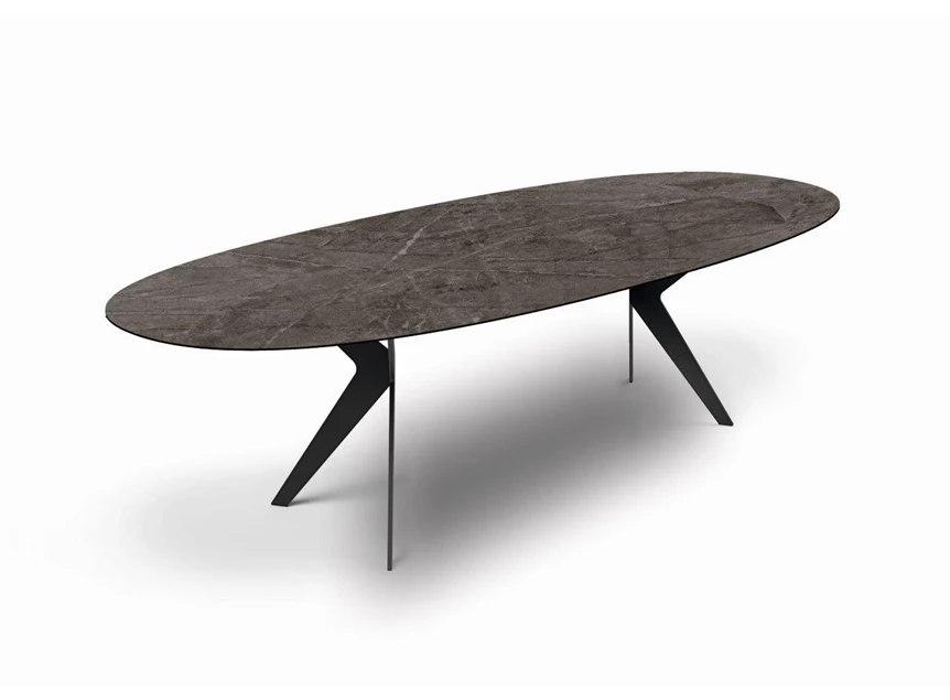 Ovale tafel Lana keramiek Zumsteg by Willisau