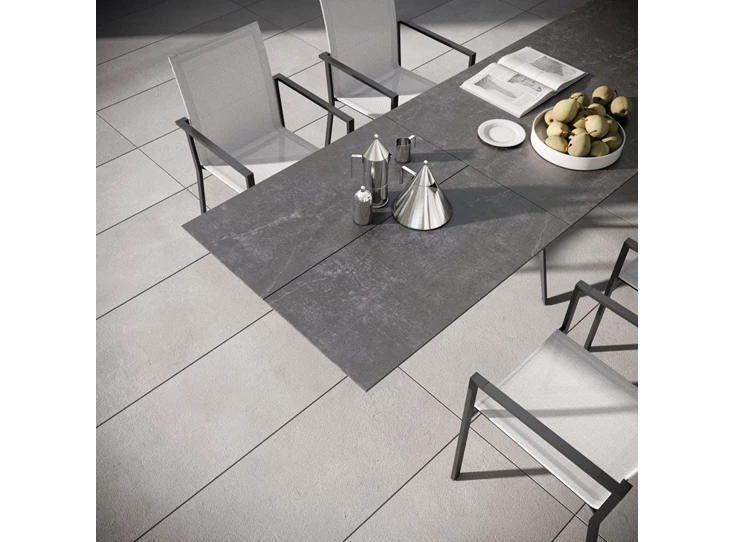 Bovenkant Verlengbare tafel Lana keramiek Zumsteg by Willisau