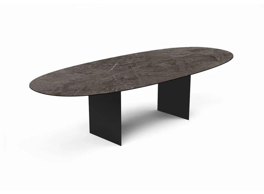 Ovale tafel Avola keramiek Zumsteg by Willisau