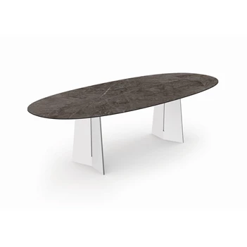 Ovale Tafel Ancona keramiek Zumsteg by Willisau