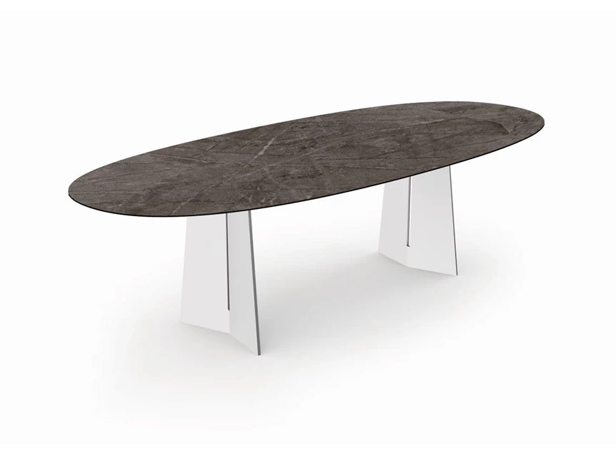 Ovale Tafel Ancona keramiek Zumsteg by Willisau