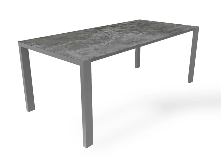 Rechthoekige tafel Basso keramiek Zumsteg by Willisau