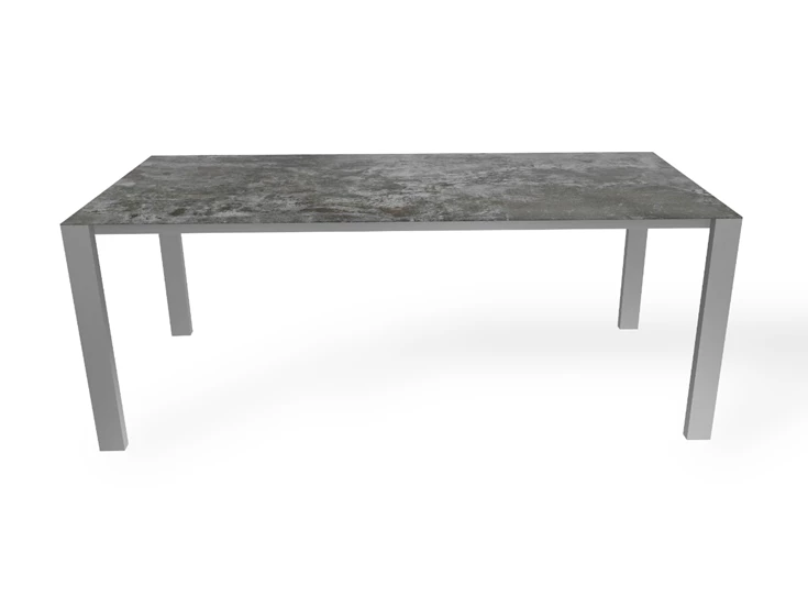 Front Rechthoekige tafel Basso keramiek Zumsteg by Willisau