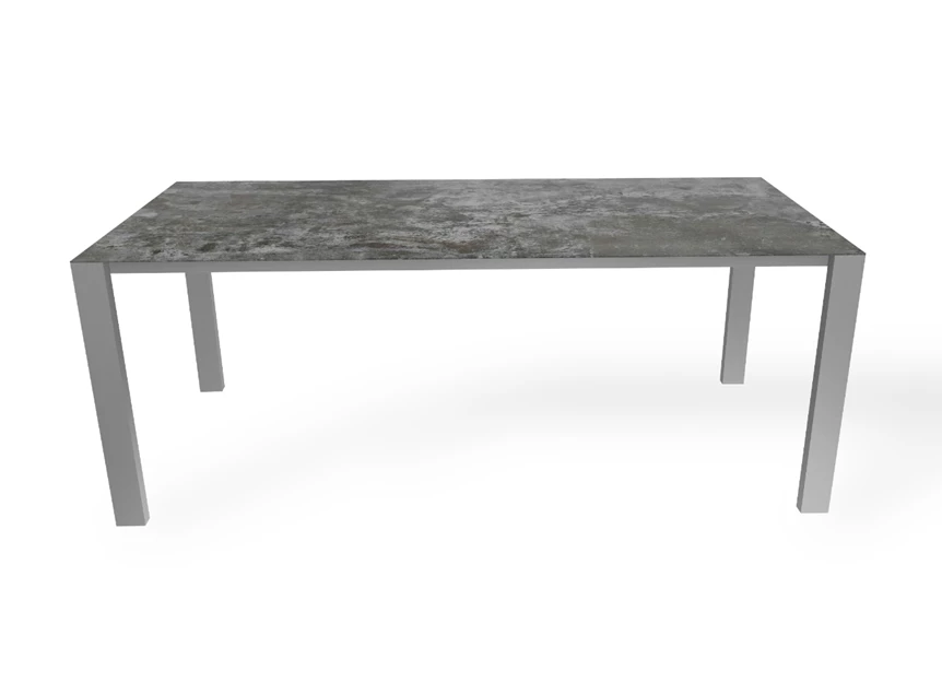 Front Rechthoekige tafel Basso keramiek Zumsteg by Willisau