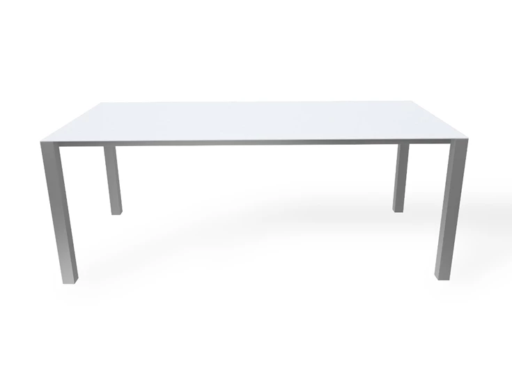 Front Rechthoekige tafel Amanda keramiek Zumsteg by Willisau