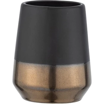 Badkamerbeker Brandol- keramisch- zwart- 24361100