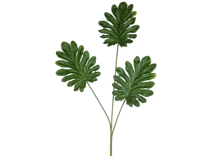 60076 J-Line Jolipa Kunstplant Tak Philodendron 3-delig 76cm