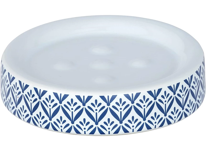 Zeephouder Lorca- keramisch- blauw- 23206100