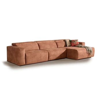 Loung zetel Boaz varam longchair met 2-zit rechts