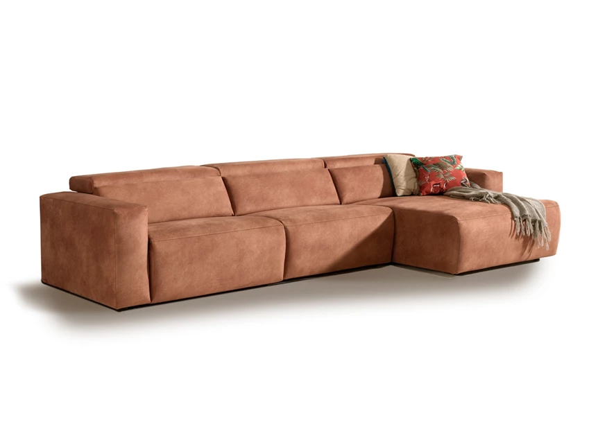 Loung zetel Boaz varam longchair met 2-zit rechts