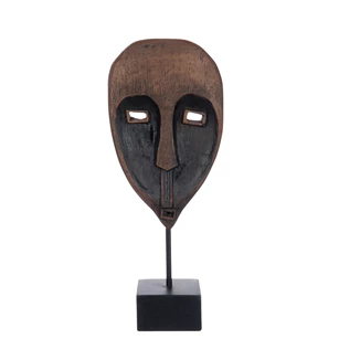 60240 Jolipa J-Line Afrikaans masker op statief Bruin