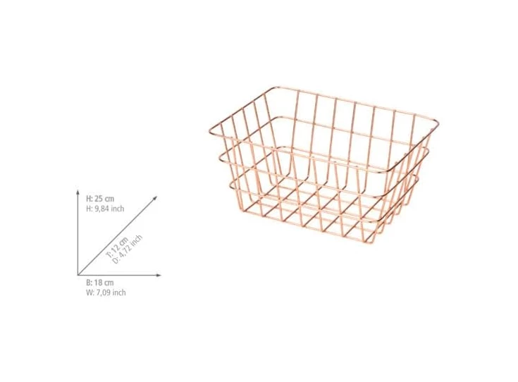 Badkamermand Viana- koper- afmetingen