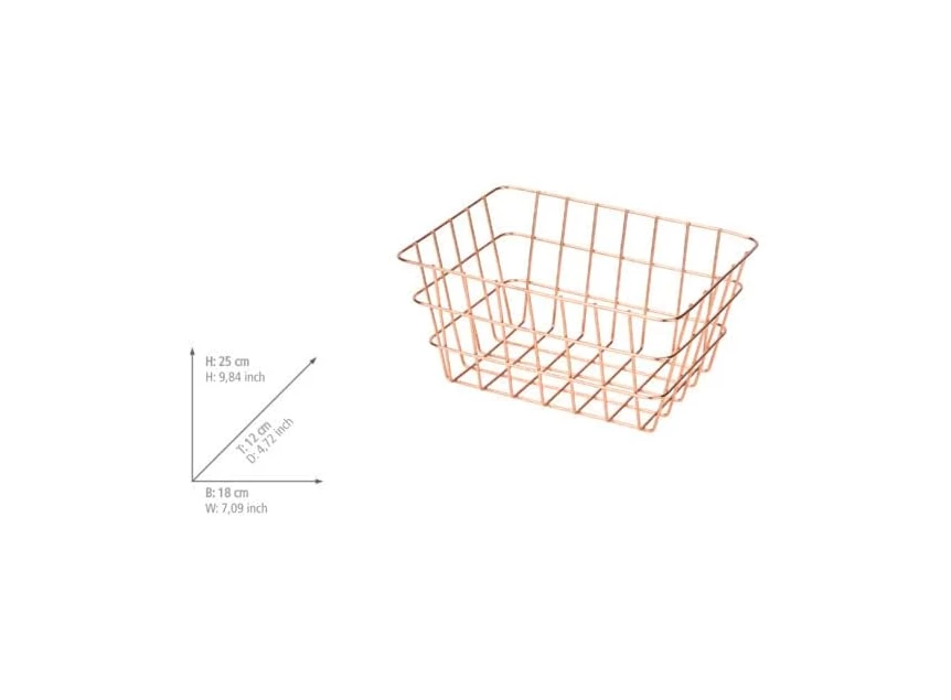 Badkamermand Viana- koper- afmetingen