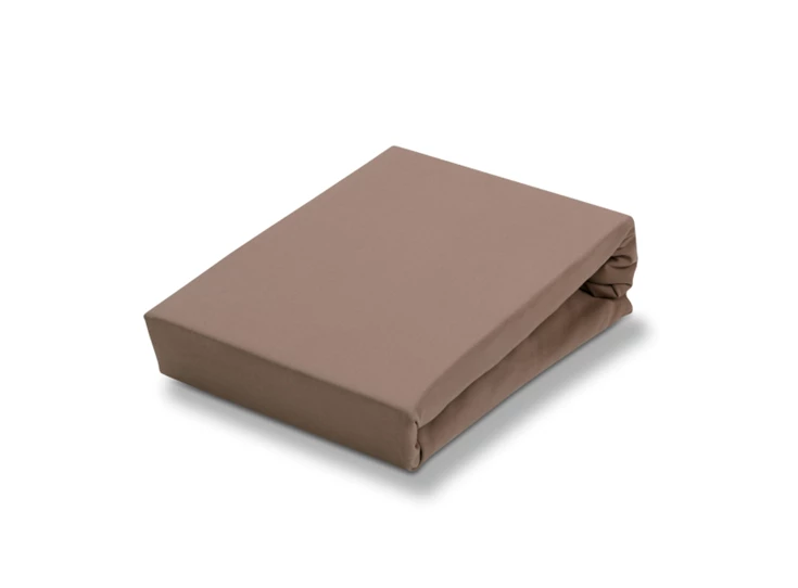 SL001 Vandyck hoeslaken Jersey zand 90x200cm 48