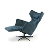Elektrische relax Marius-DV stof velvet Moome by Indera schuin relax omhoog