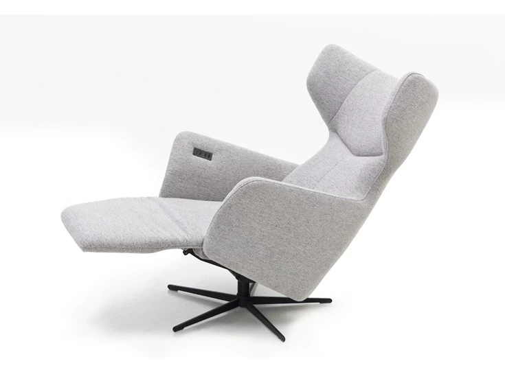 Elektrische relax Marius-DV stof Moome by Indera omhoog