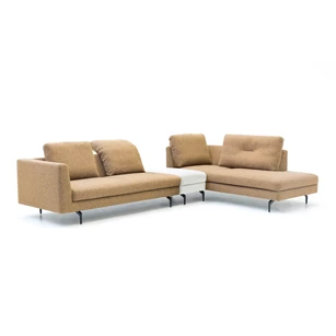 Hoeksalon August met tussenvoetbank stof Moome by Indera