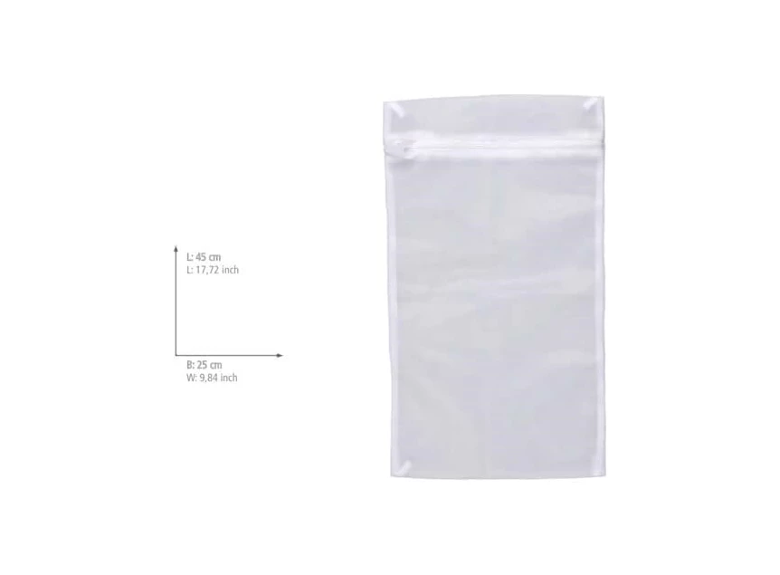 Schoenenwasnet- wit- afmetingen