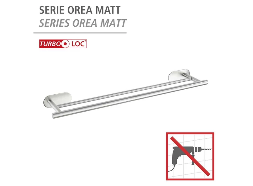 Handdoekhouder duo TurboLoc- zonder boren