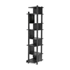 Zijkant Teak Abstract Black Column 10115 Ethnicraft modern design