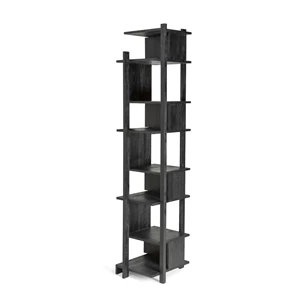 Zijkant Teak Abstract Black Column 10115 Ethnicraft modern design