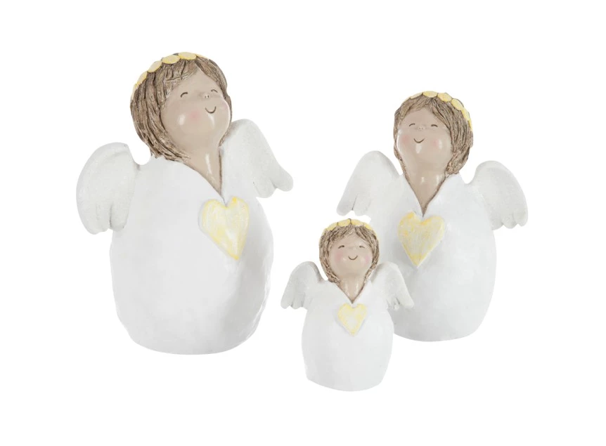 62555 Jolipa J-Line Beeld Engel L Wit/Geel Collectie