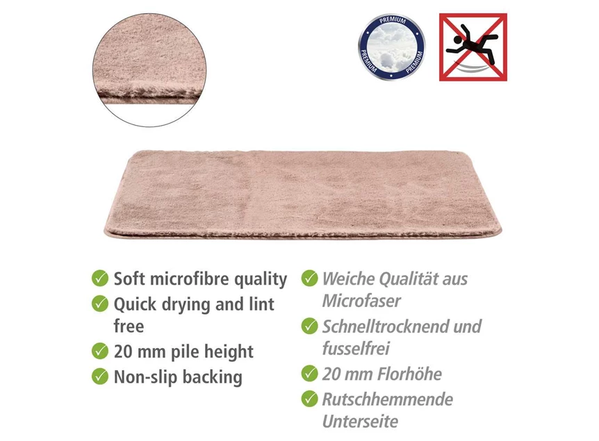 Badmat Saravan- 50x80- roze- info