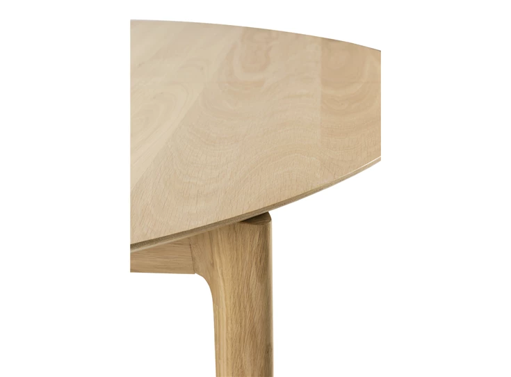 Bovenblad Oak Bok Round Extendable Dining Table 51527 Ethnicraft modern design