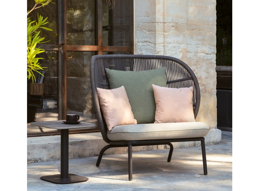 Sfeerbeeld Bijzetzetel Kodo Cocoon combi 1 Fossil Grey Almond Vincent Sheppard