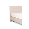 Boxspring Recor Bedding Ciro oesterwit Cube box vlak detail - schuin aanzicht