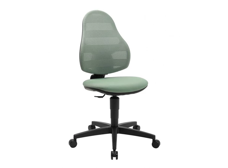 717130MT5CX5 Artwork Junior Topstar zwart muntgroen schuin vooraanzicht