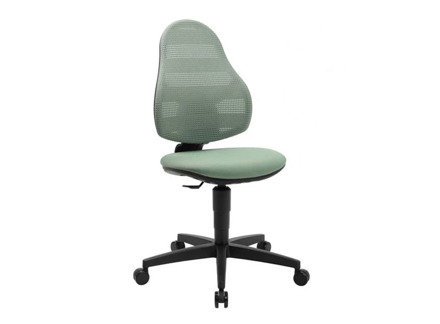 717130MT5CX5 Artwork Junior Topstar zwart muntgroen schuin vooraanzicht