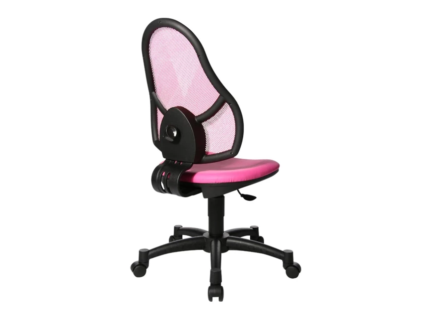71430S04 Open Art Junior Topstar zwart roze schuin achteraanzicht