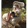 Bovenkant Bijzetzetel Lucy Lounge Chair GC053 Off White Vincent Sheppard sfeerbeeld