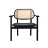 Front Bijzetzetel Titus Lounge Chair Black Oak Vincent Sheppard