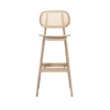 Front Hoge barstoel Titus Bar Stool Natural Oak Vincent Sheppard