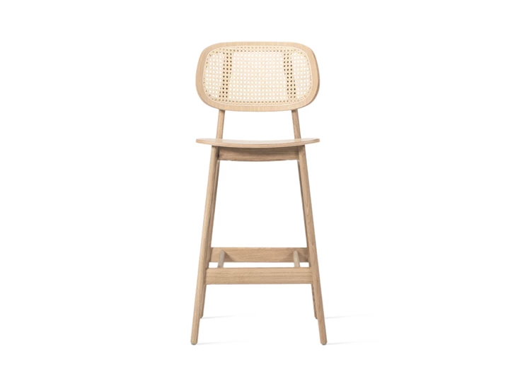 Front Lage barstoel Titus Counter Stool Natural Oak Vincent Sheppard