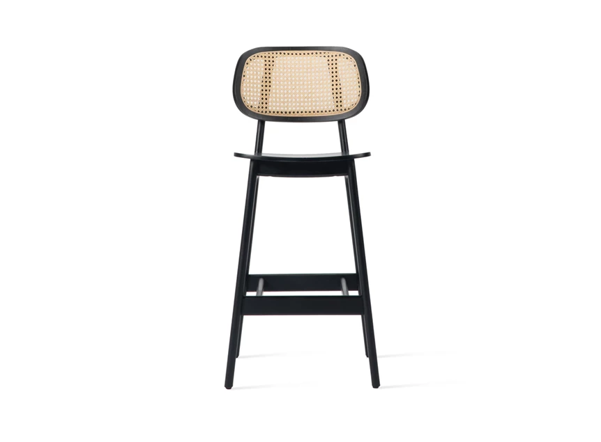 Front Lage barstoel Titus Counter Stool Black Oak Vincent Sheppard