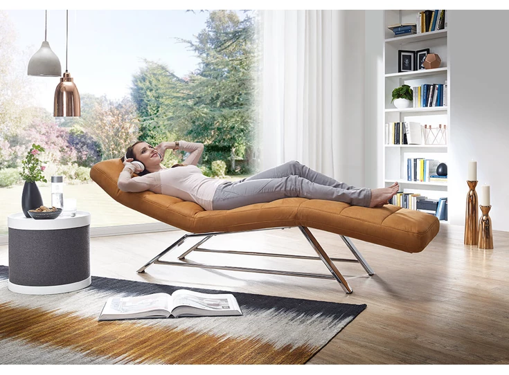 Verstelbaar Ligzetel Daily Dream 47003 leder Willi Schillig