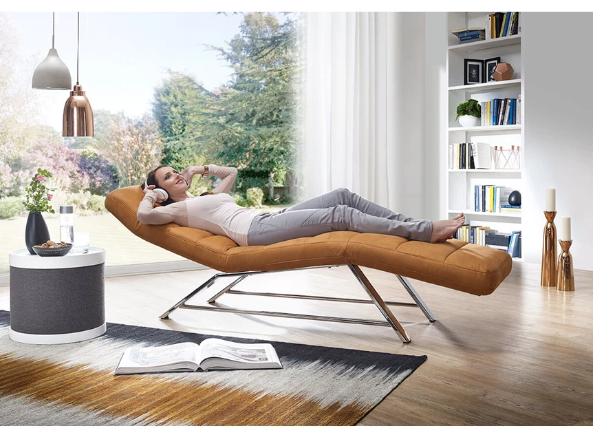 Verstelbaar Ligzetel Daily Dream 47003 leder Willi Schillig